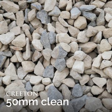 Creeton 20-100mm clean aggregate